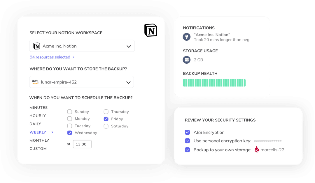 SimpleBackups Notion backup
