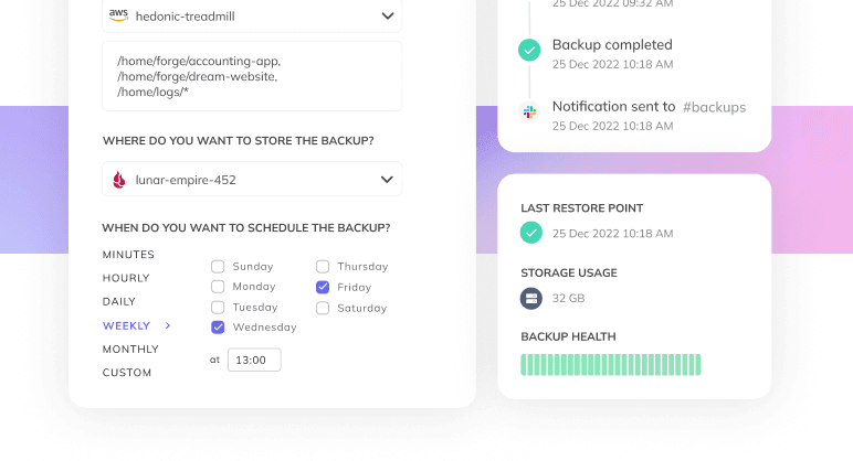 Server & Application backup for Startups