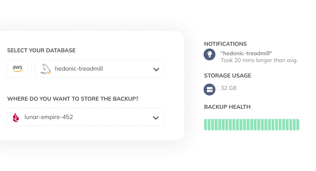 No-code, MySQL backup