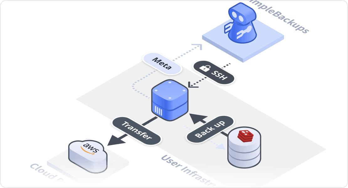Self-hosted Redis Database Backup
