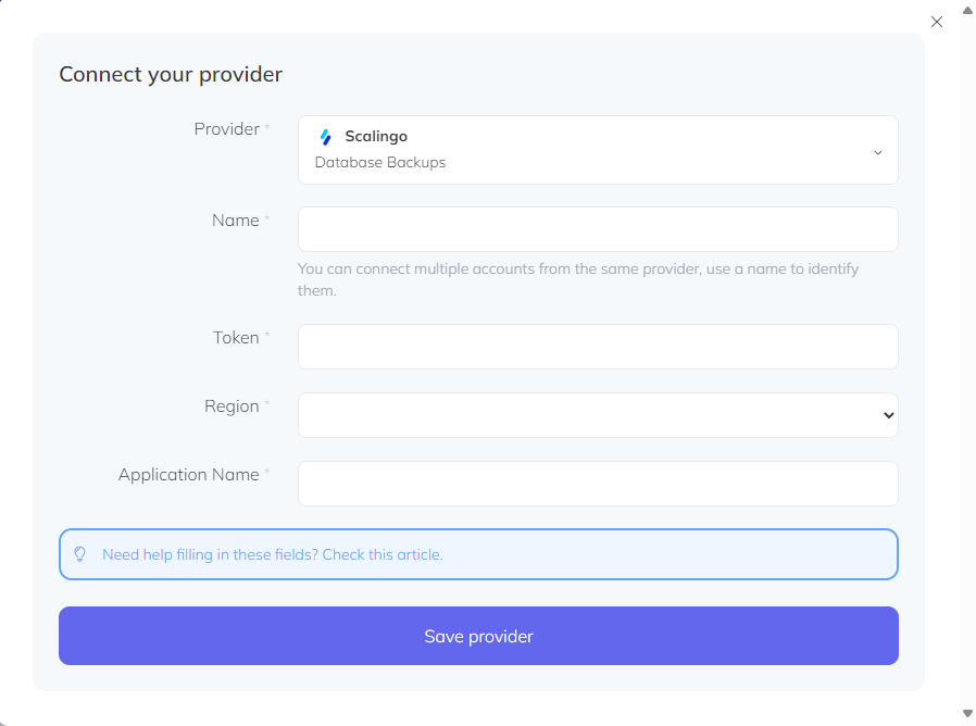 Scalingo Database screenshot 5