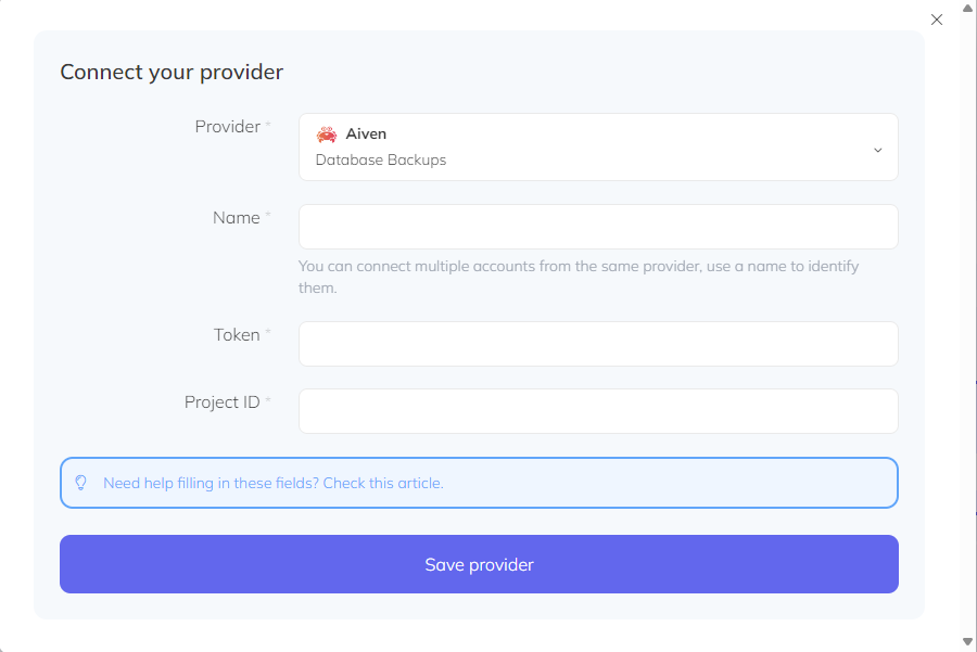 Aiven Database screenshot 6