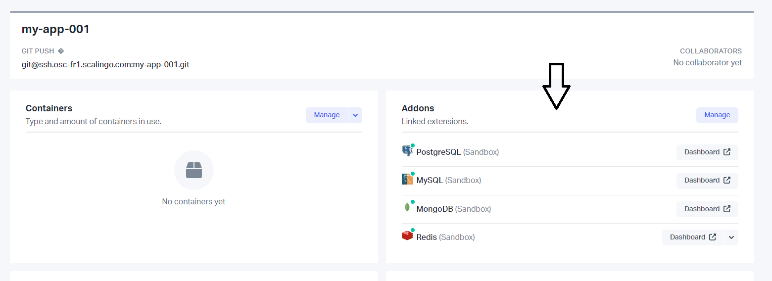 Scalingo Database screenshot 7