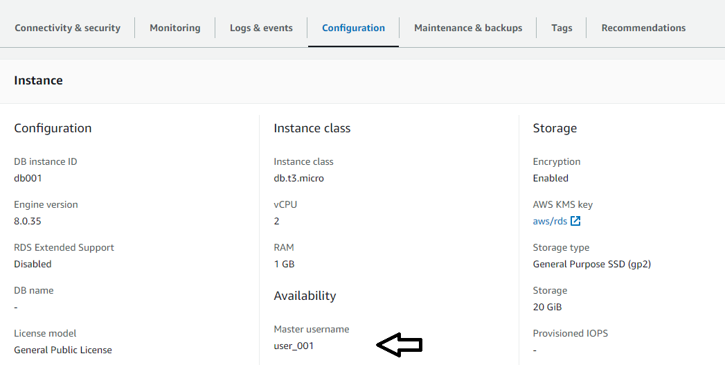 Amazon RDS Database screenshot 7