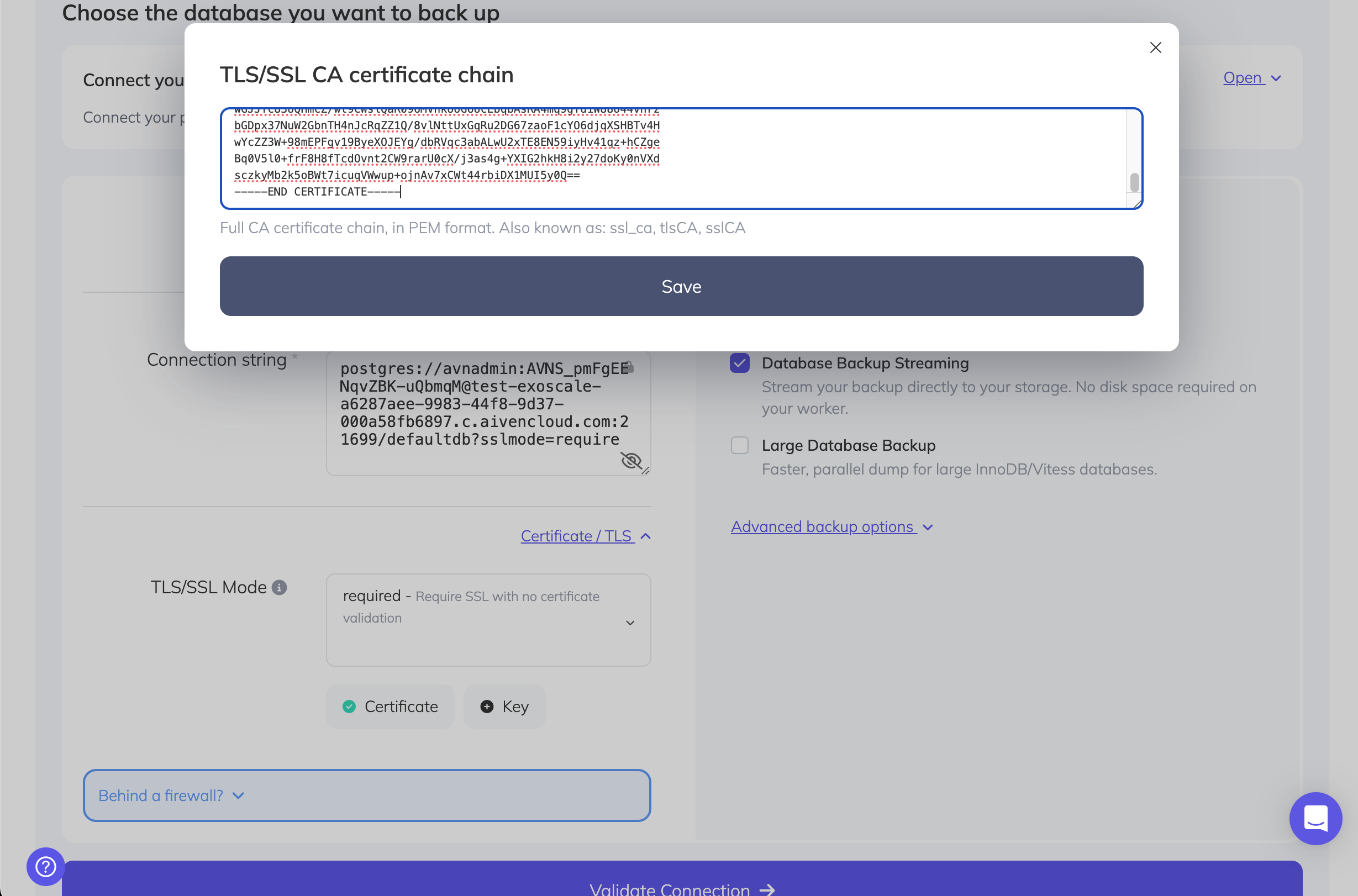 Scaleway Database screenshot 7