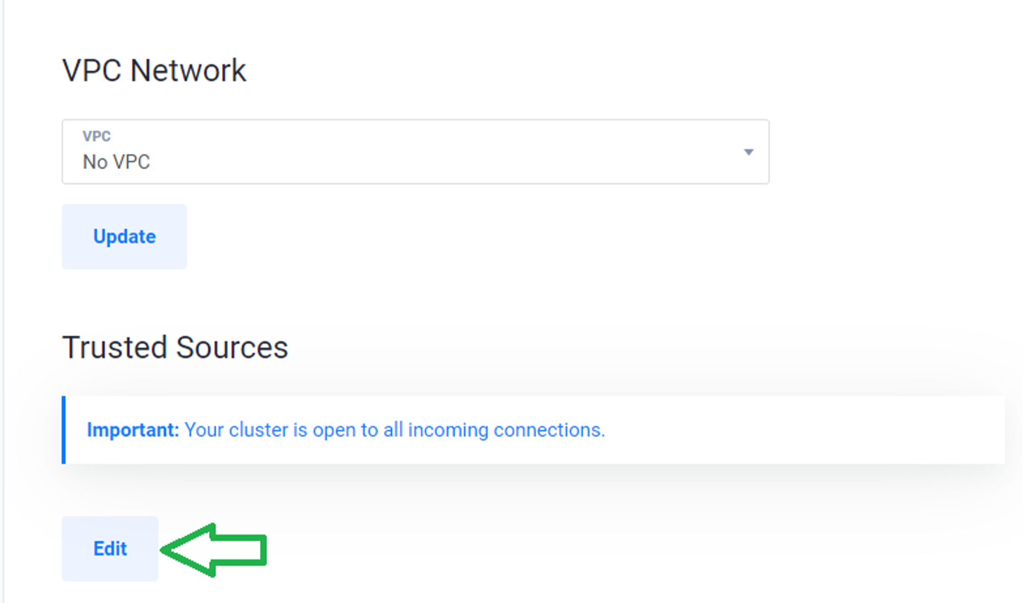 Vultr Database screenshot 2