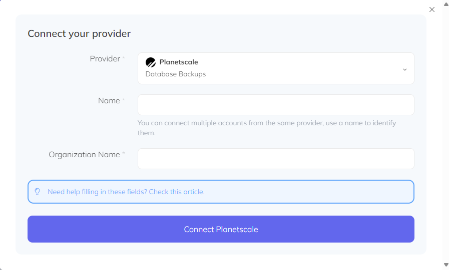Planetscale Database screenshot 4