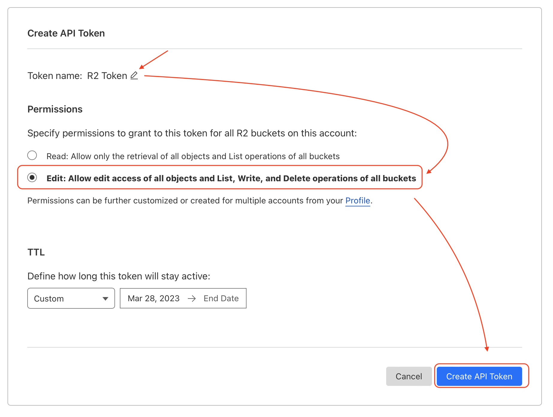 CloudFlare R2 screenshot 3
