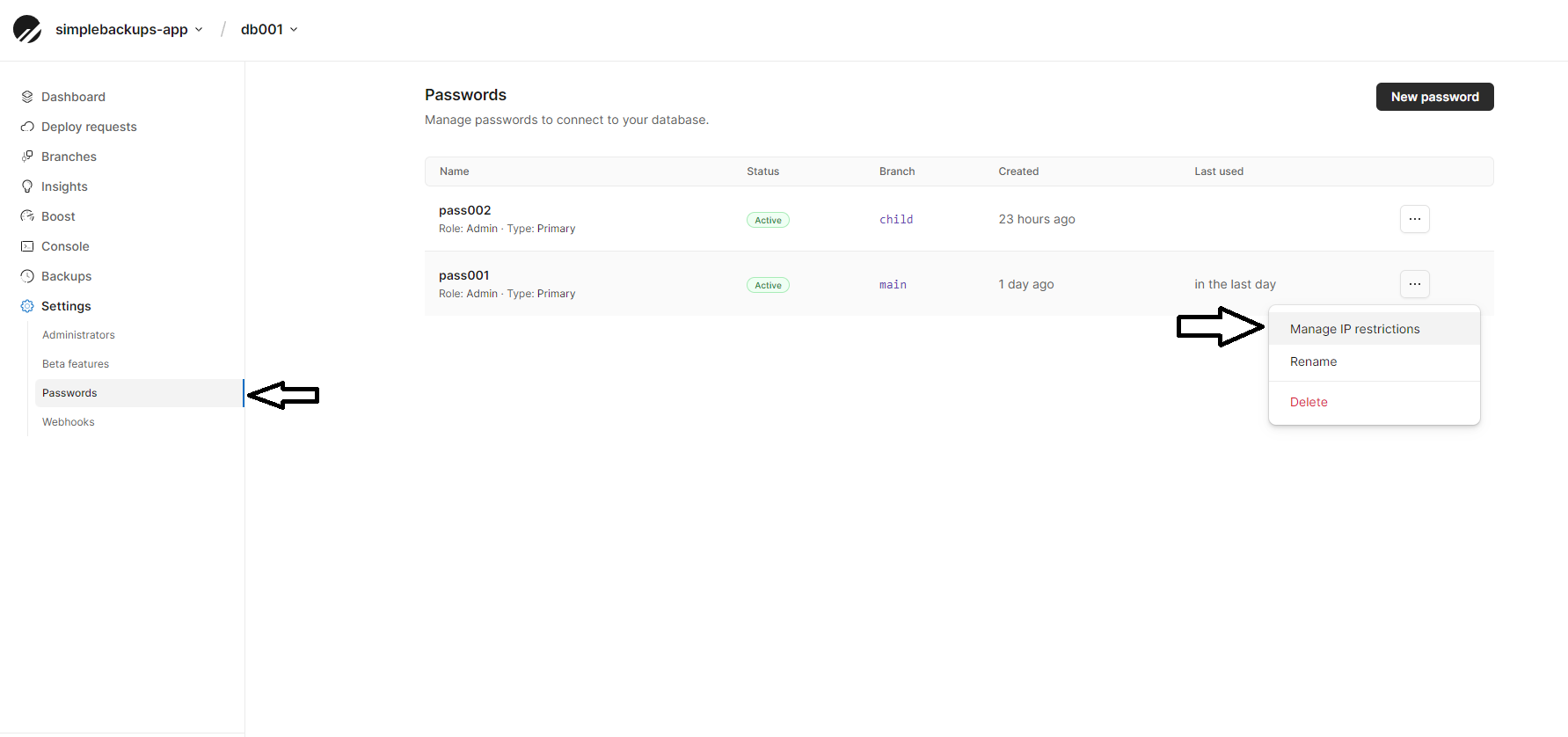 Planetscale Database screenshot 7