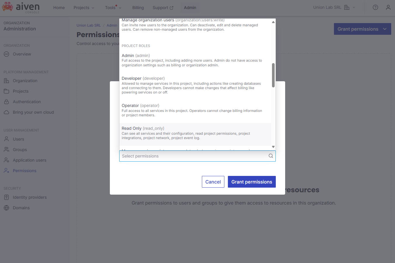 Aiven Database screenshot 3