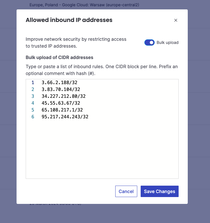 Aiven MySQL screenshot 2