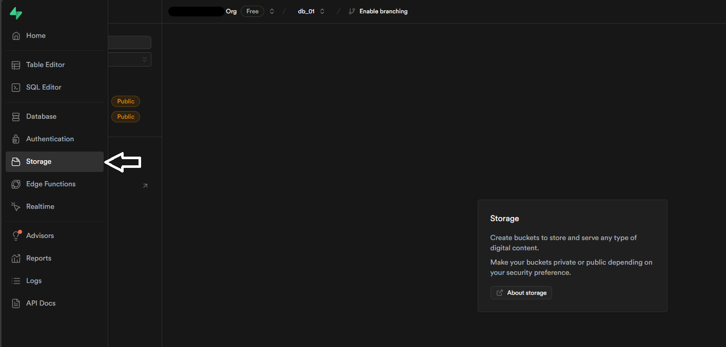 Supabase screenshot 2