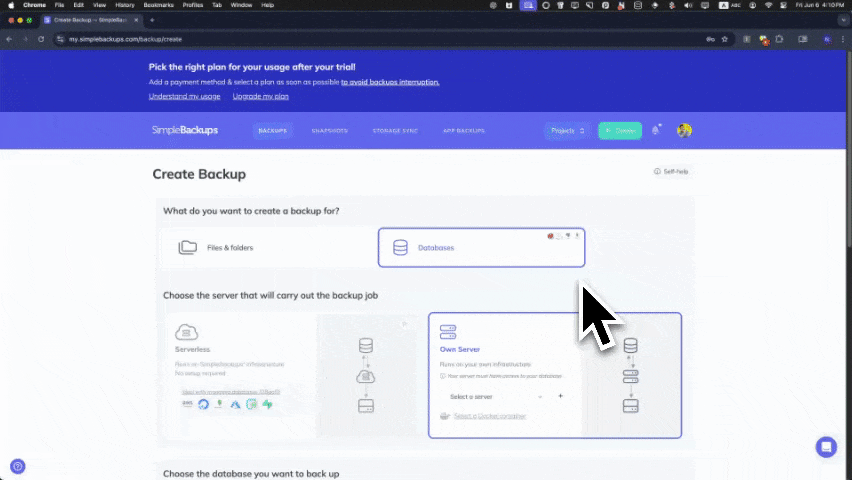 Backup Agent screenshot 1