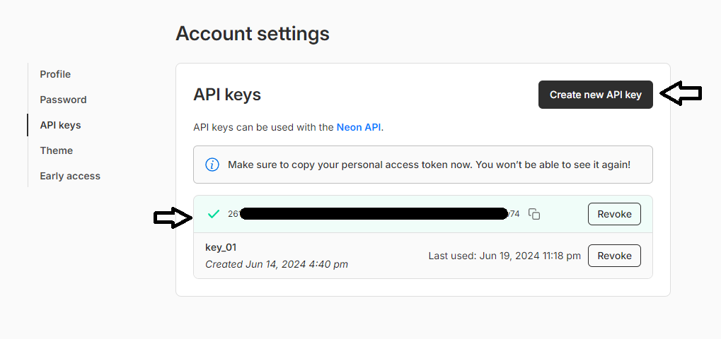 Neon PostgreSQL screenshot 4