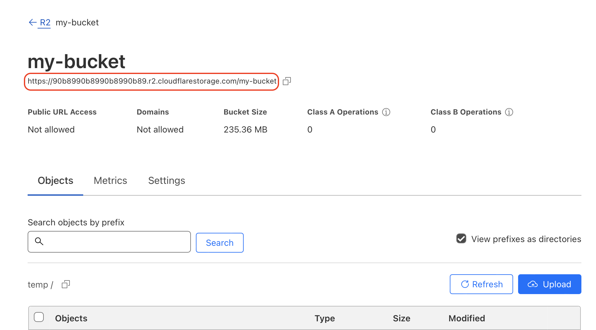 CloudFlare R2 screenshot 5