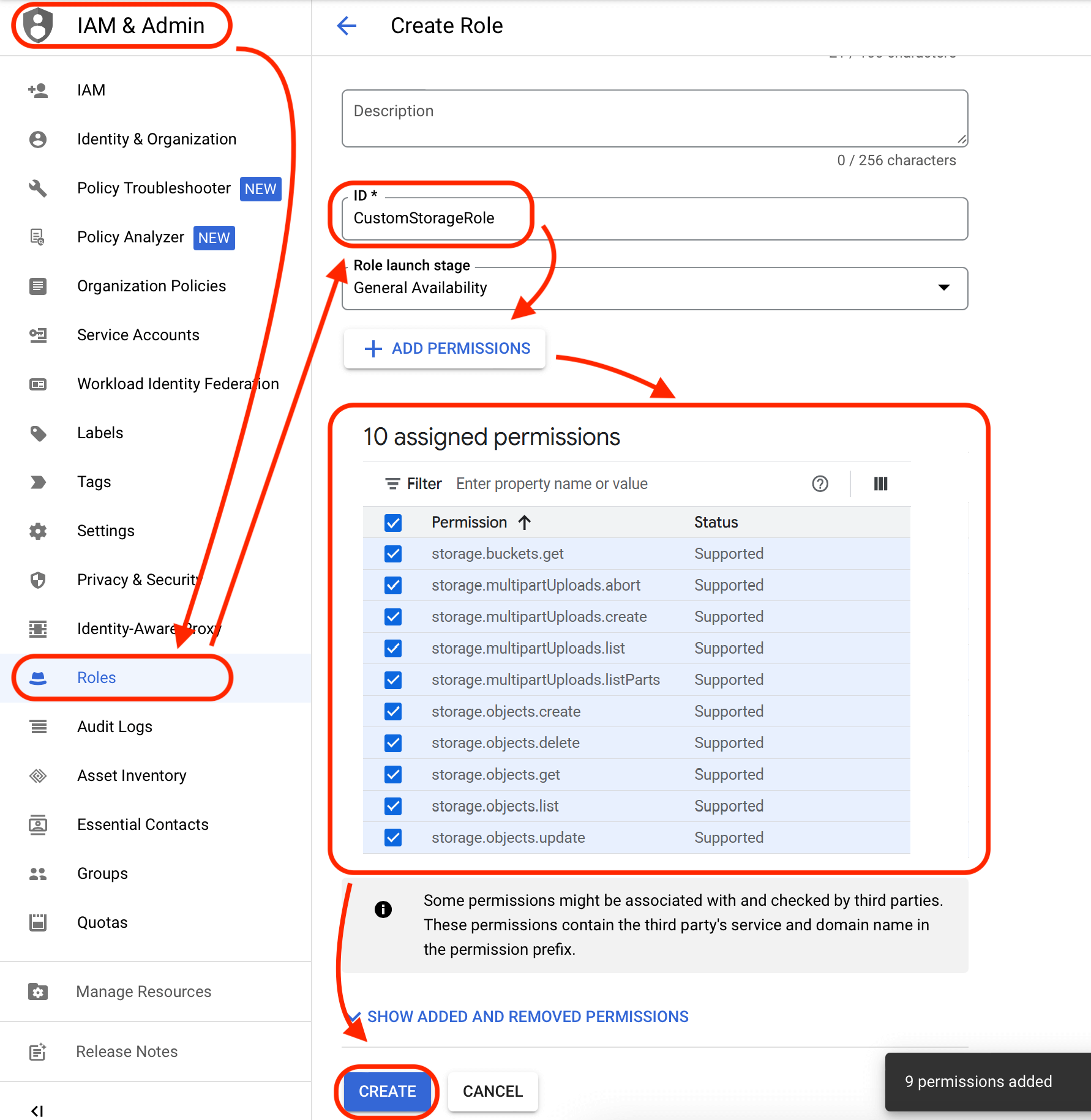 Google Cloud Storage screenshot 5
