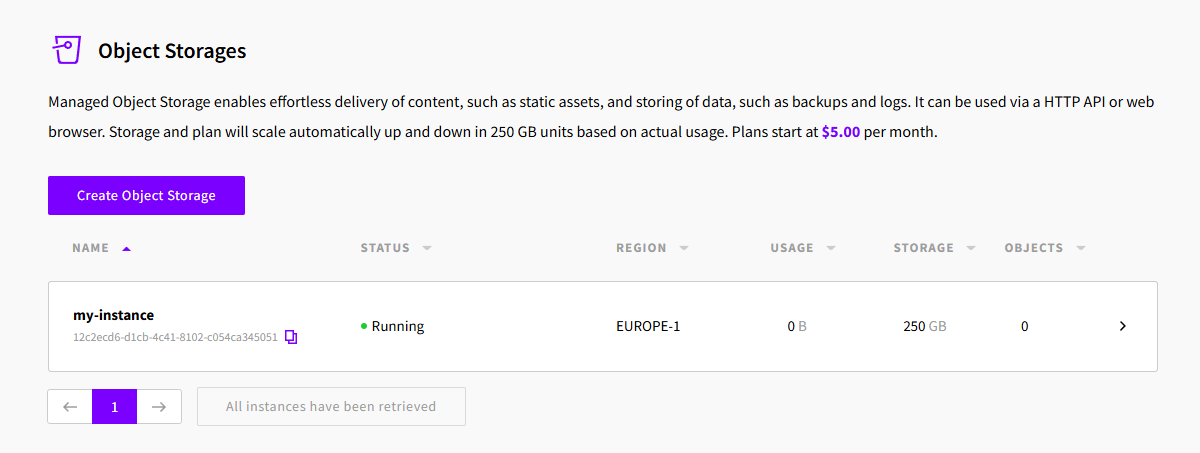 UpCloud screenshot 2
