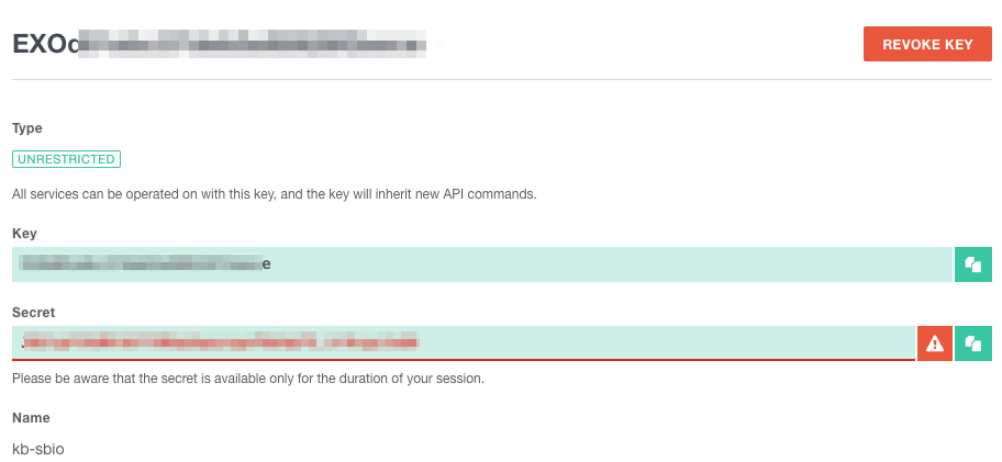 Exoscale screenshot 5