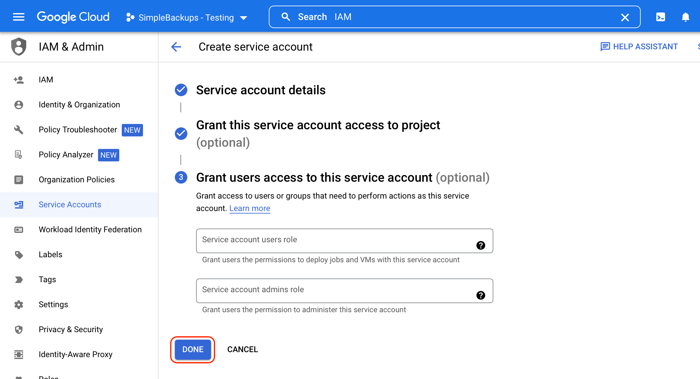 Google Cloud Storage screenshot 7