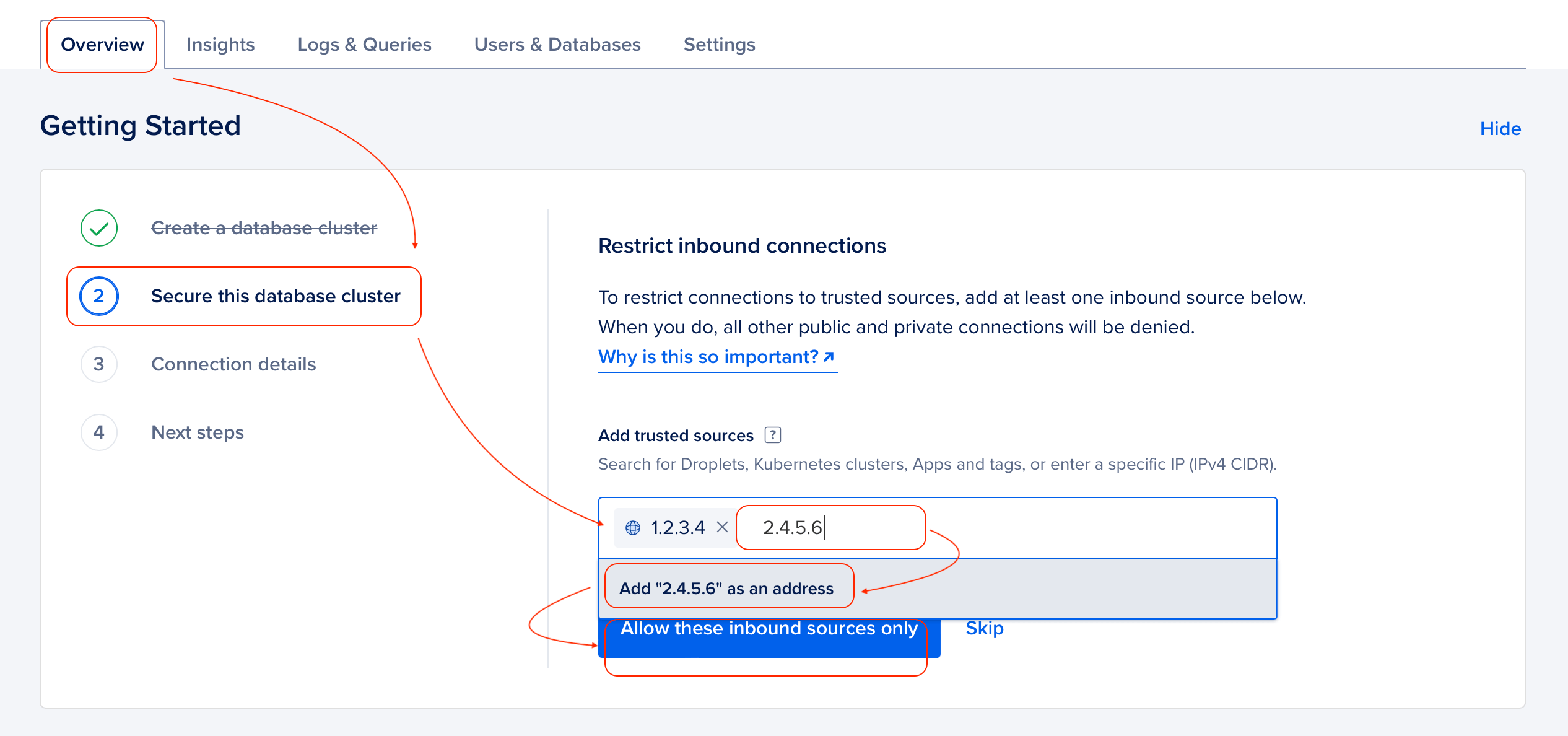 DigitalOcean Managed MySQL screenshot 1