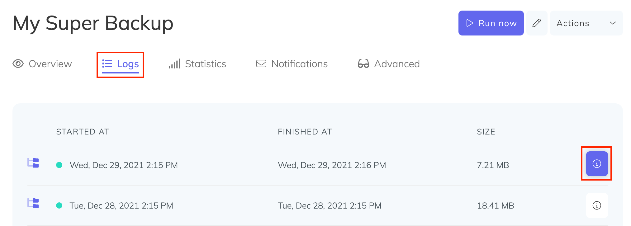 Restore a PostgreSQL backup screenshot 1