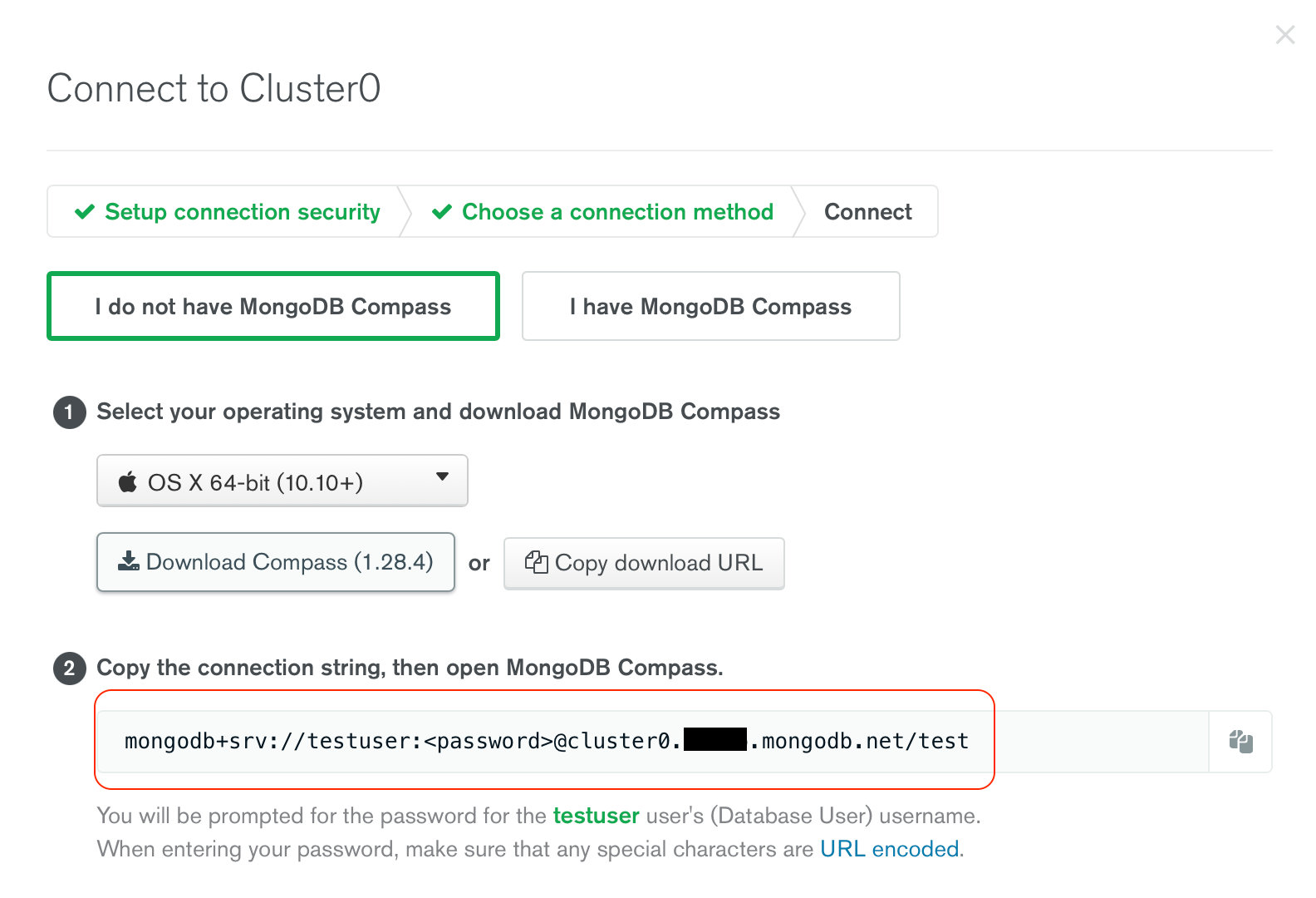 Restore MongoDB Atlas Collection using MongoDB Compass screenshot 3