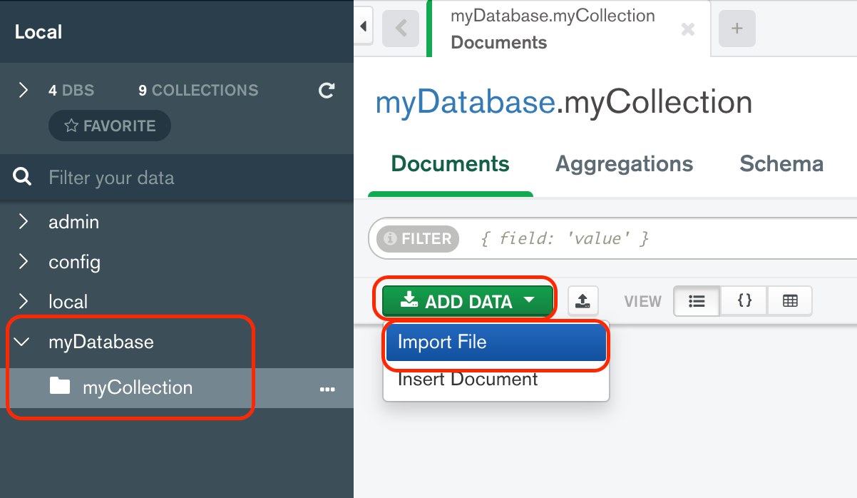Restore MongoDB Atlas Collection using MongoDB Compass screenshot 5
