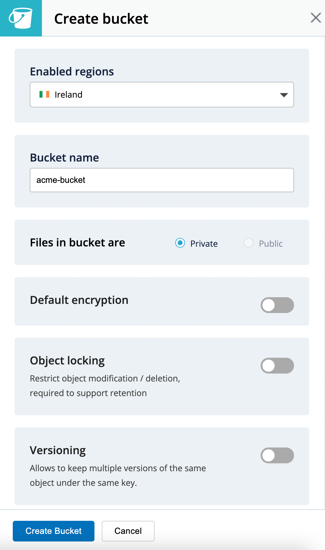 IDrive e2 screenshot 1