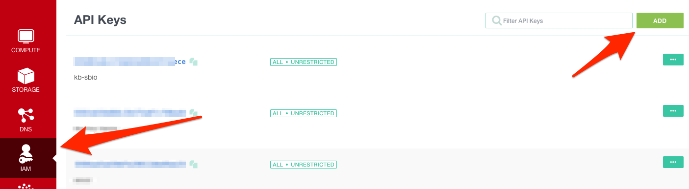 Exoscale screenshot 3