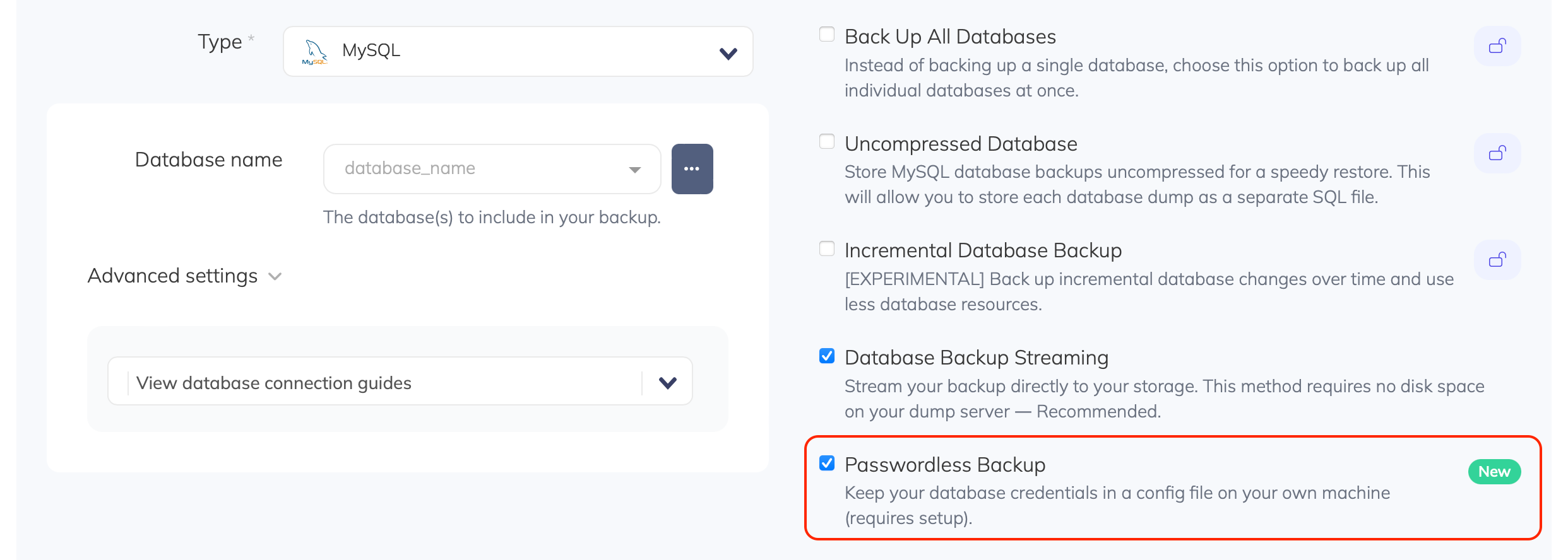 How to create a Passwordless MySQL Backup screenshot 1