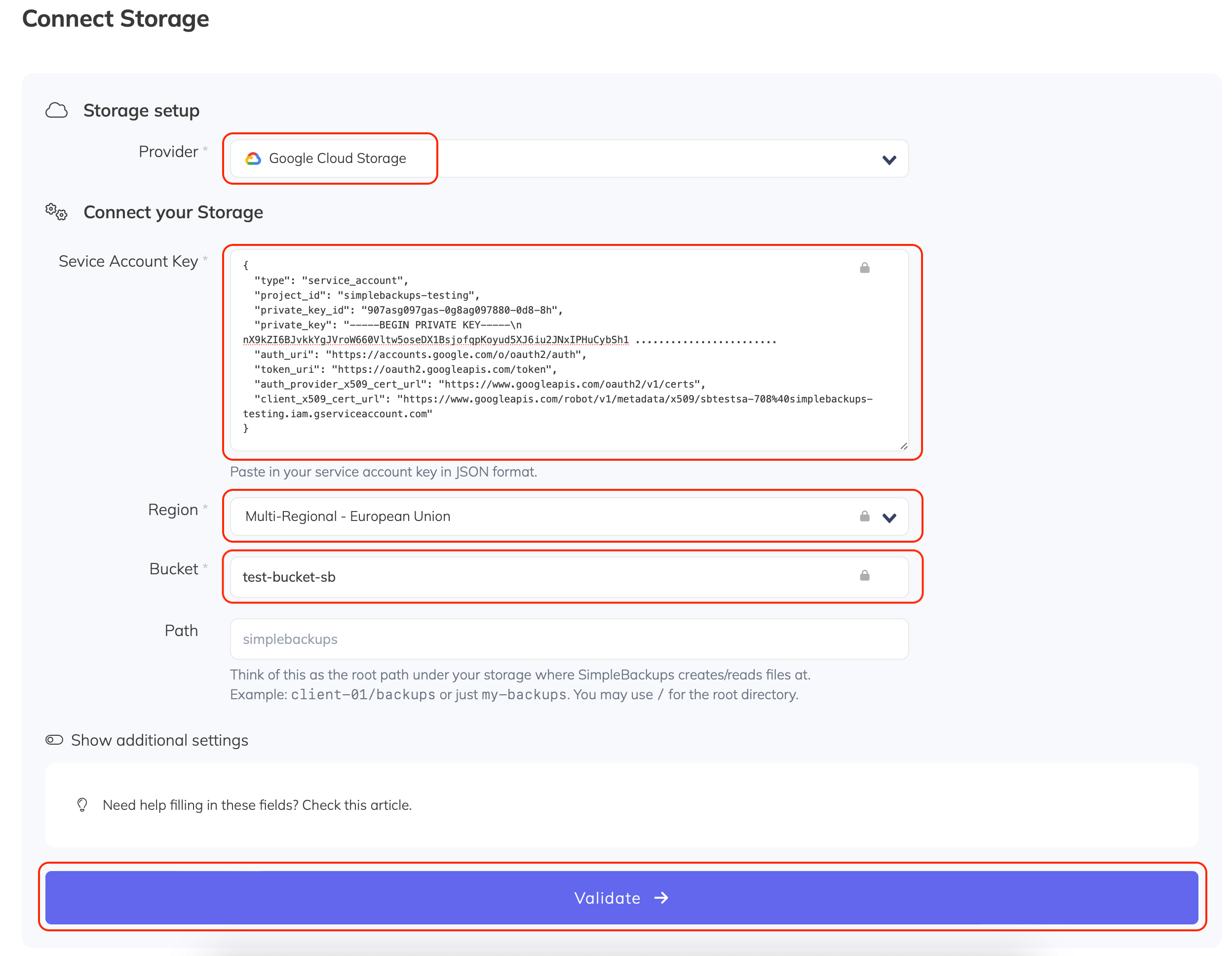 Google Cloud Storage screenshot 11