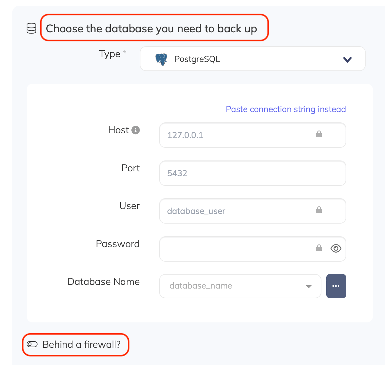DigitalOcean Managed database backup screenshot 2