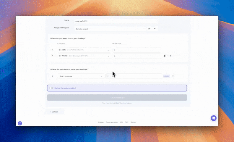 mutli storage backups