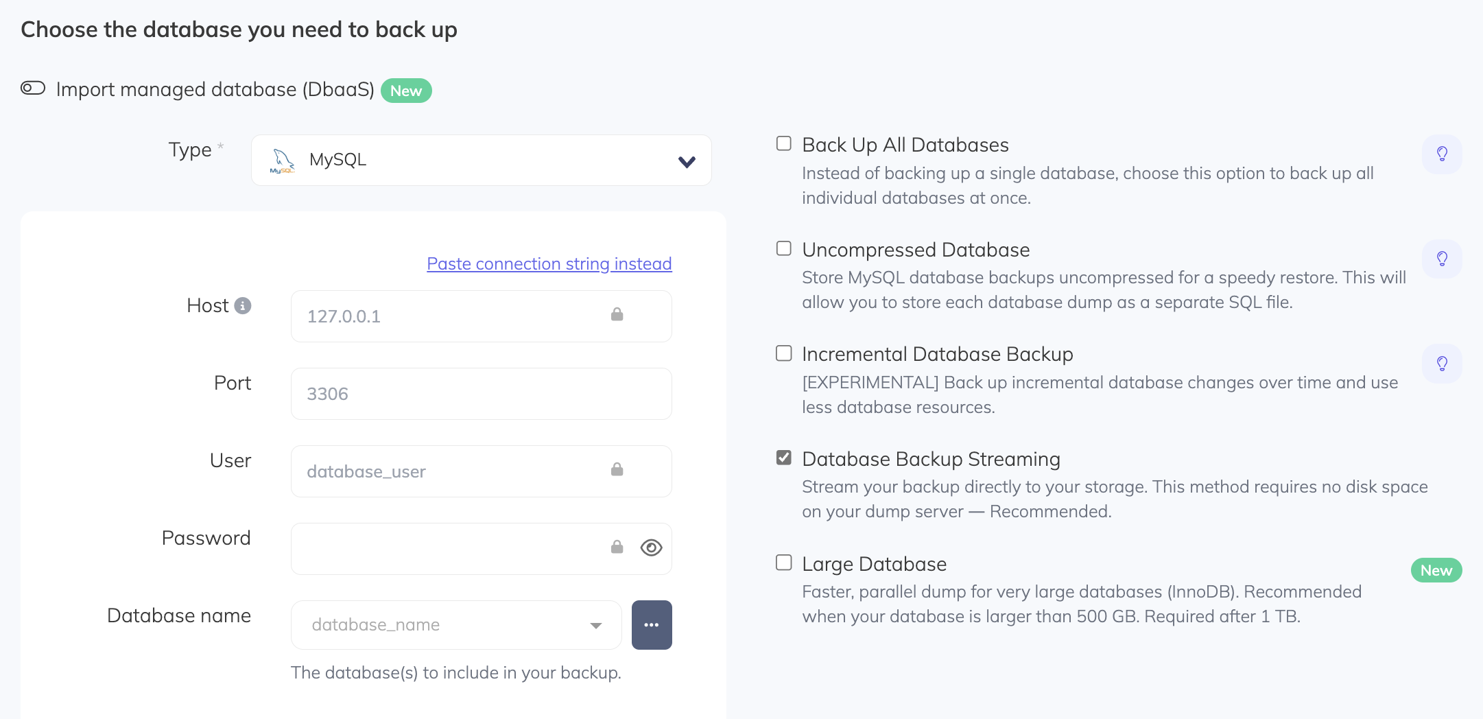 how to connect your aws rds database to simplebackups