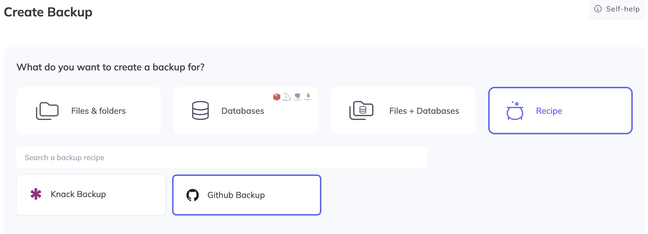 How to create a Github backup with SimpleBackups