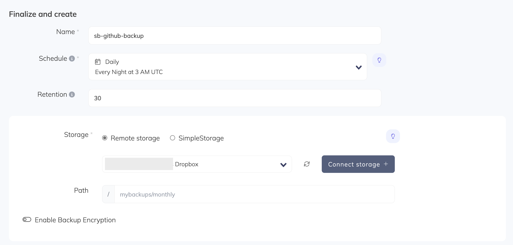 How to create a Github backup with SimpleBackups