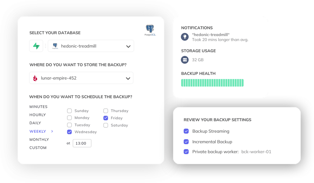 PostgreSQL Backup Service