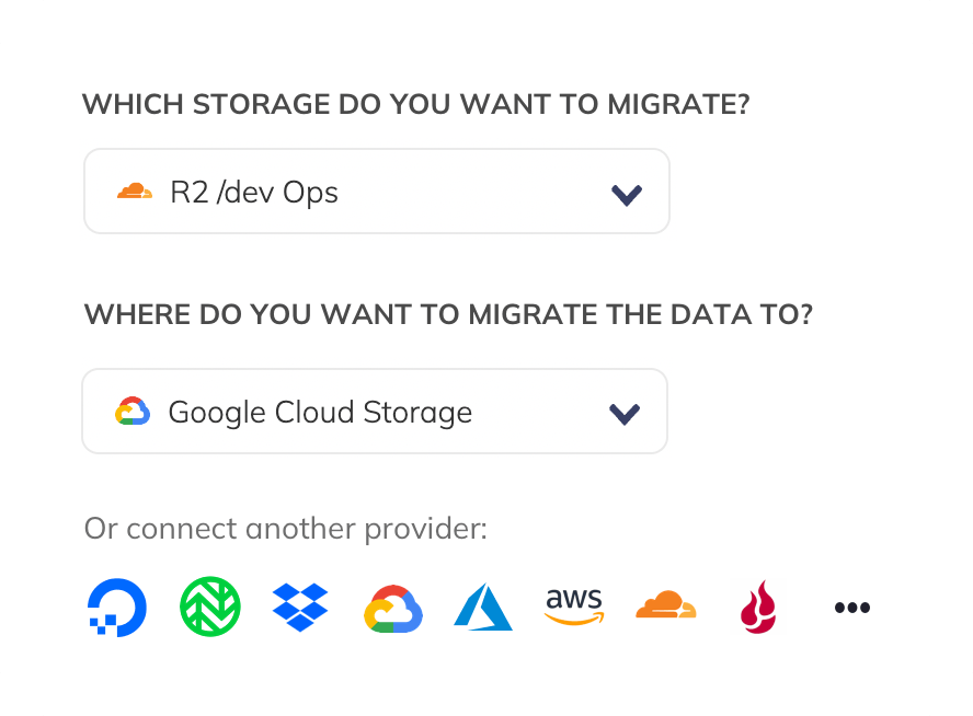 Migrate data to Google Cloud Storage