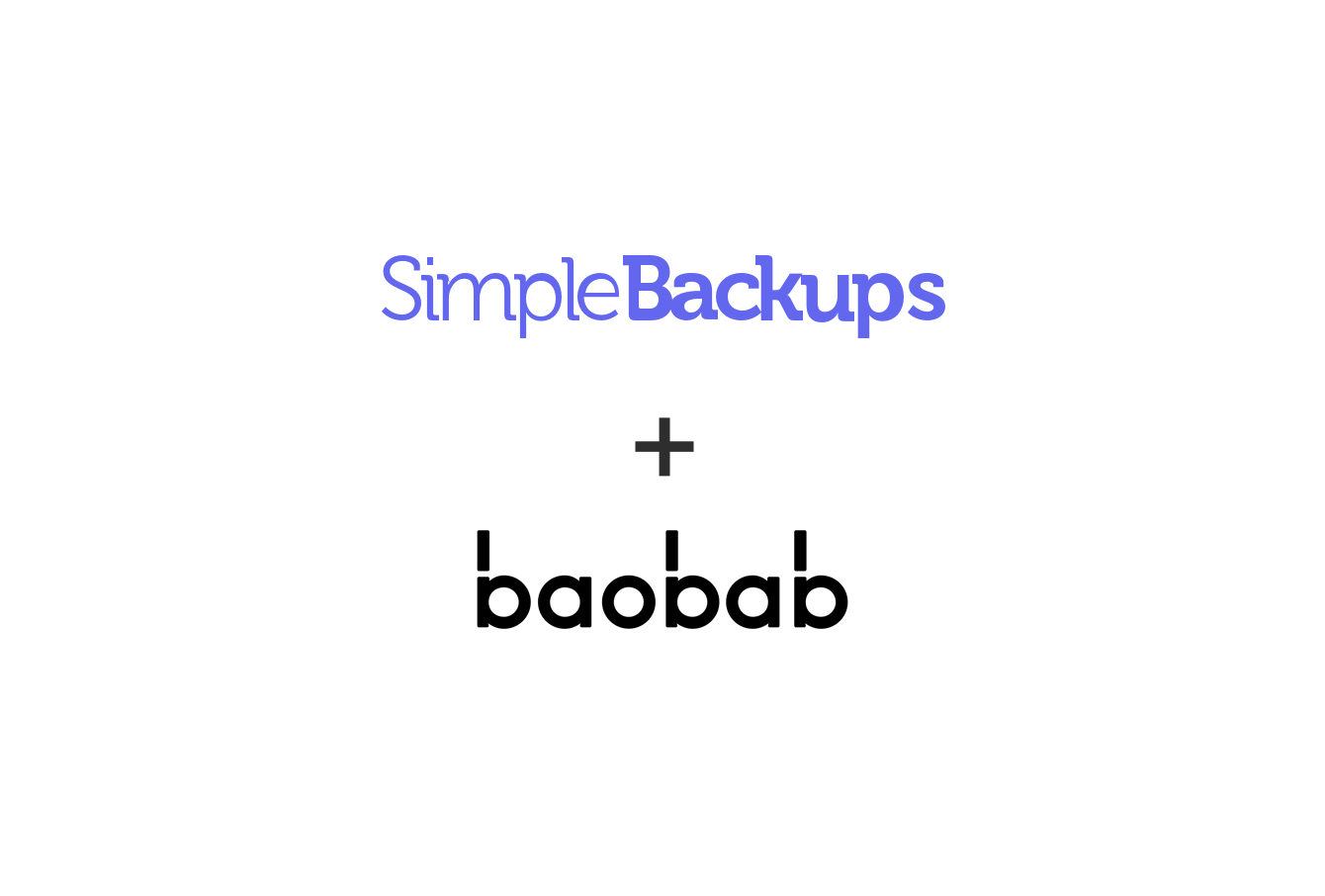 simplebackups and baobab partnership