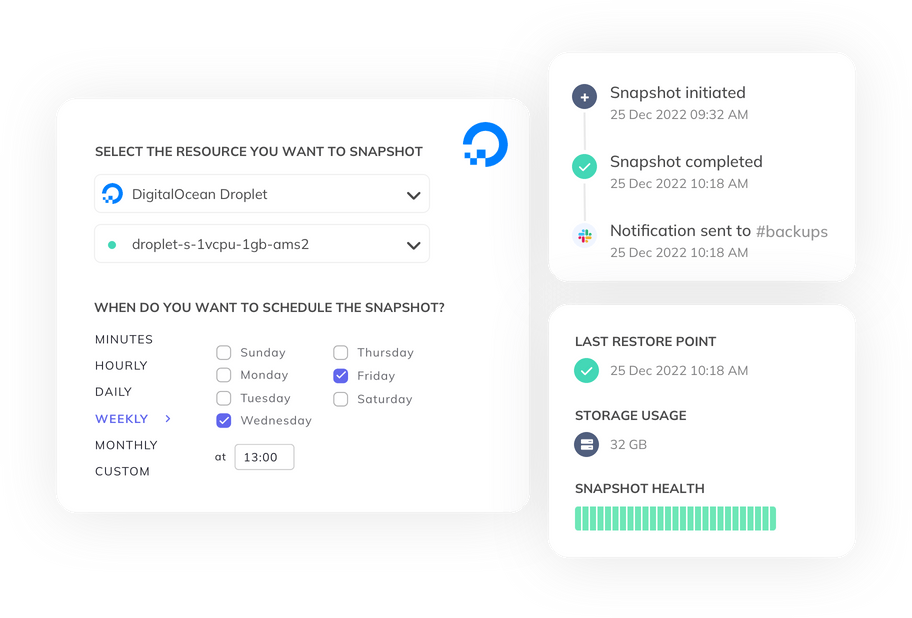 Flexible DigitalOcean Droplet & Volume Backup